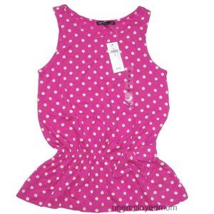 Gap Kids Tee Shirt Top Girls Sleeveless Pink